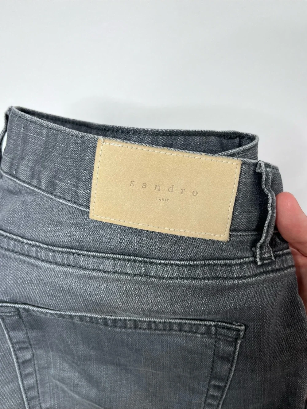 SANDRO Paris Charcoal Gray Skinny Jeans Size 32 Men’s
